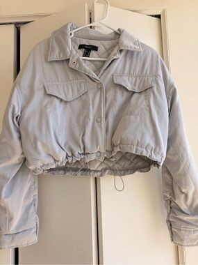 Forever 21 Cropped Quilted Jacket – Size Small